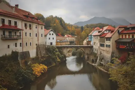 Shopping in sloveno vignetta